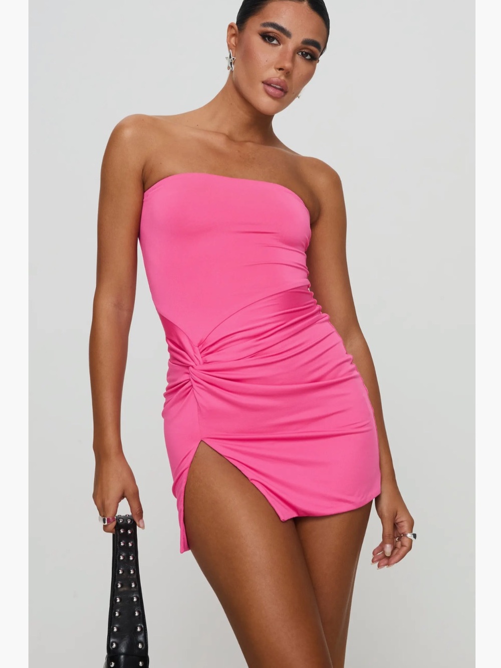 Princess Polly Electric‎ Avenue Strapless Pink Minidress New! - Picture 5 of 10